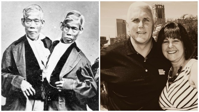 Cojoined Twins Chang and Eng Barnums Pences