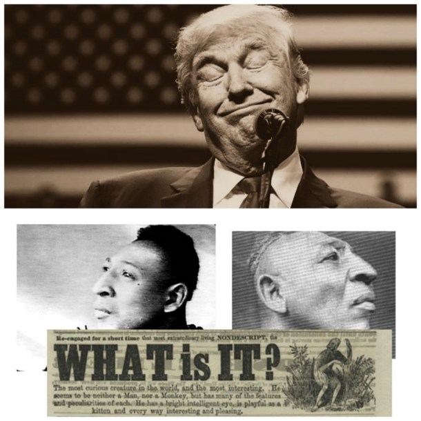 Trump and Barnums Zip thre Pinhead 