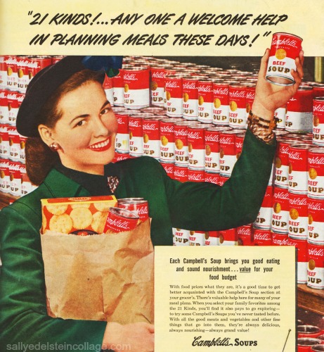 Vintage ad Campbells soup