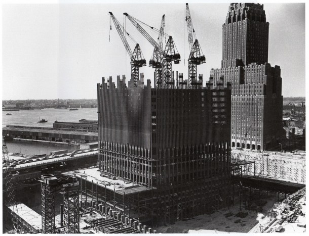 Construction of World Trade Center 1969