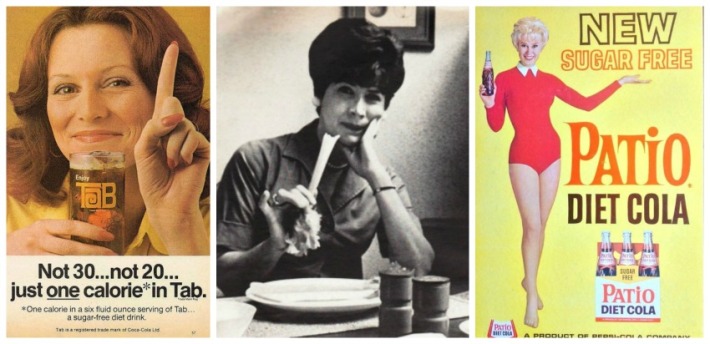 Vintage ad Tab and Vintage ad Patio Diet Cola