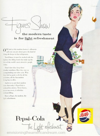  Vintage Pepsi Ad 1955