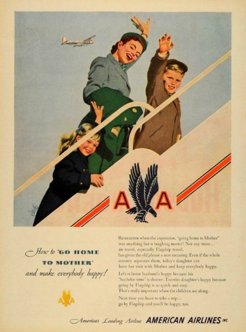 Vintage American Airlines ad