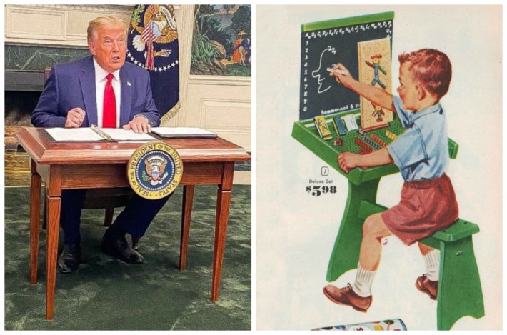 Trump Little Desk and Playschool desk