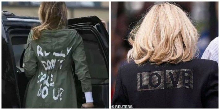 Melania and Jill Biden coats