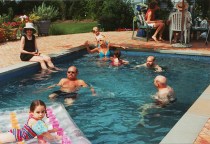 Family Photo Pool Party