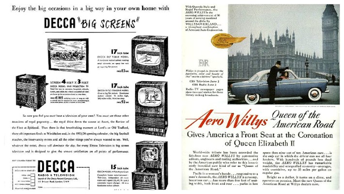 vintage ads Coronation