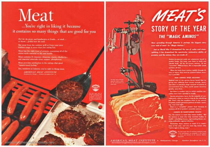 Vintage ad American Meat Institute 1954