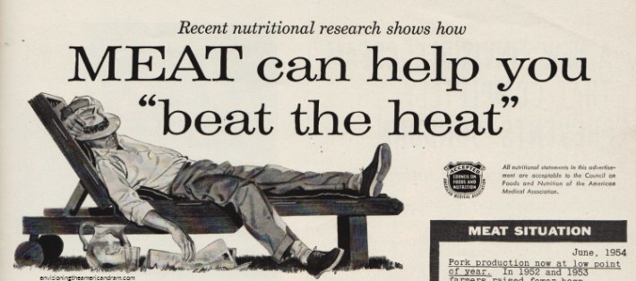 Vintage ad American Meat Institute 1954