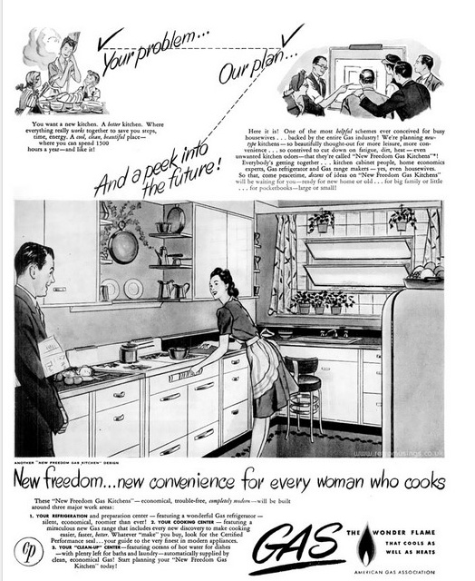 Vintage ad 1945 American Gas Association