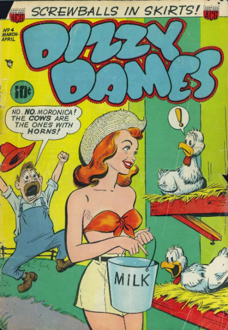 "Dizzy Dames" March-April 1953 comic books