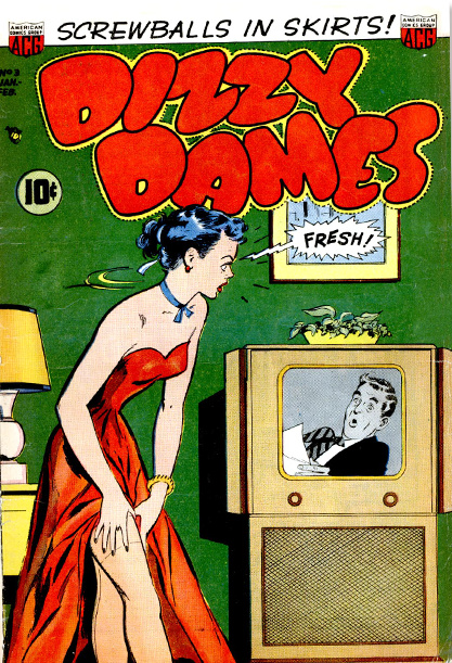 "Dizzy Dames" Jan. 1953 comic book