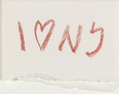 I Love NY Scribble Glaser