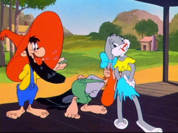 Bugs Bunny in drag