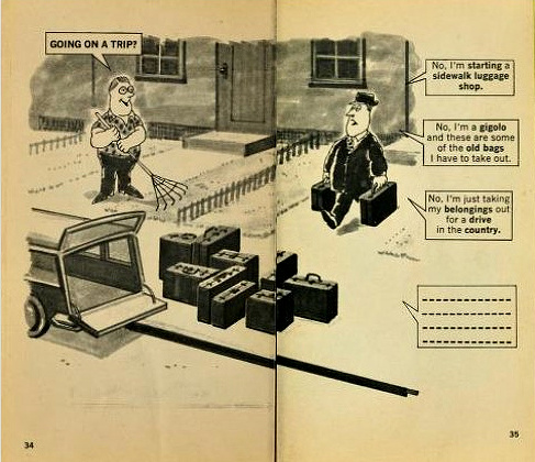 Al Jaffee's "Snappy Answers to Stupid Questions" 1968 