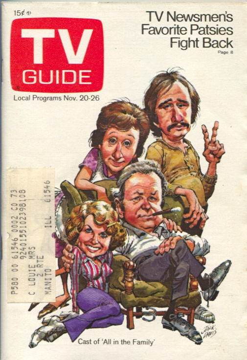TV Guide Cover November 20-26 1971 illustration Jack Davis