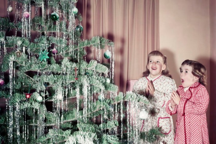 Christmas tree mid century