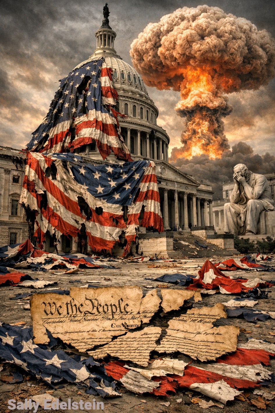 Capitol lincoln crying Wtmk | Envisioning The American Dream